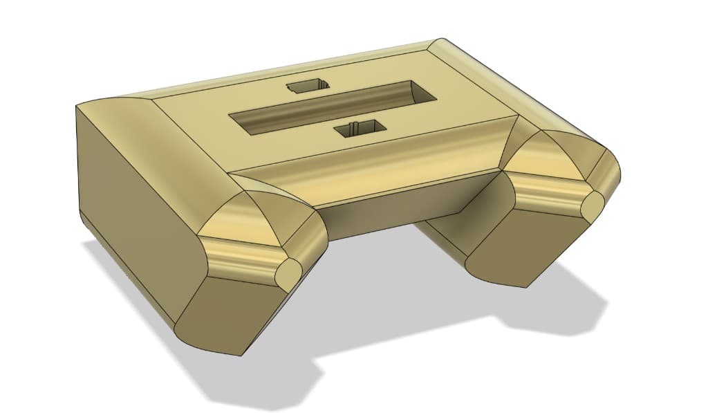CAD render of the vessel with roof and payload pocket